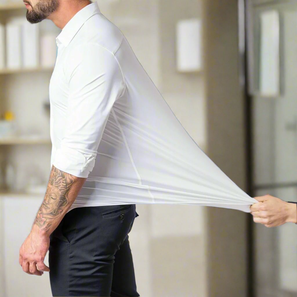 Men's Shirt - Slim Fit - Long Sleeves - Classic Collar - Elegant for Formal Occasions