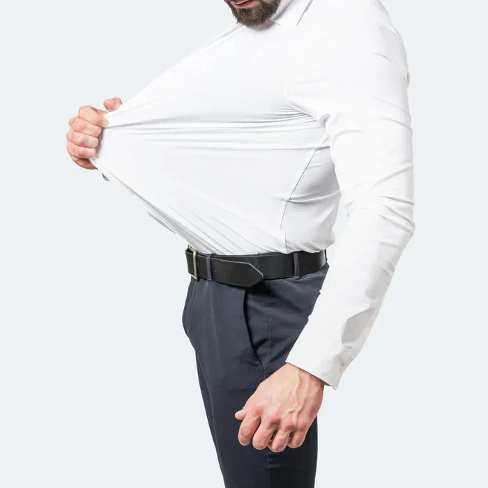 Men's Shirt – Slim Fit – Stretch Fabric – Breathable – Non-Iron – Dress Style