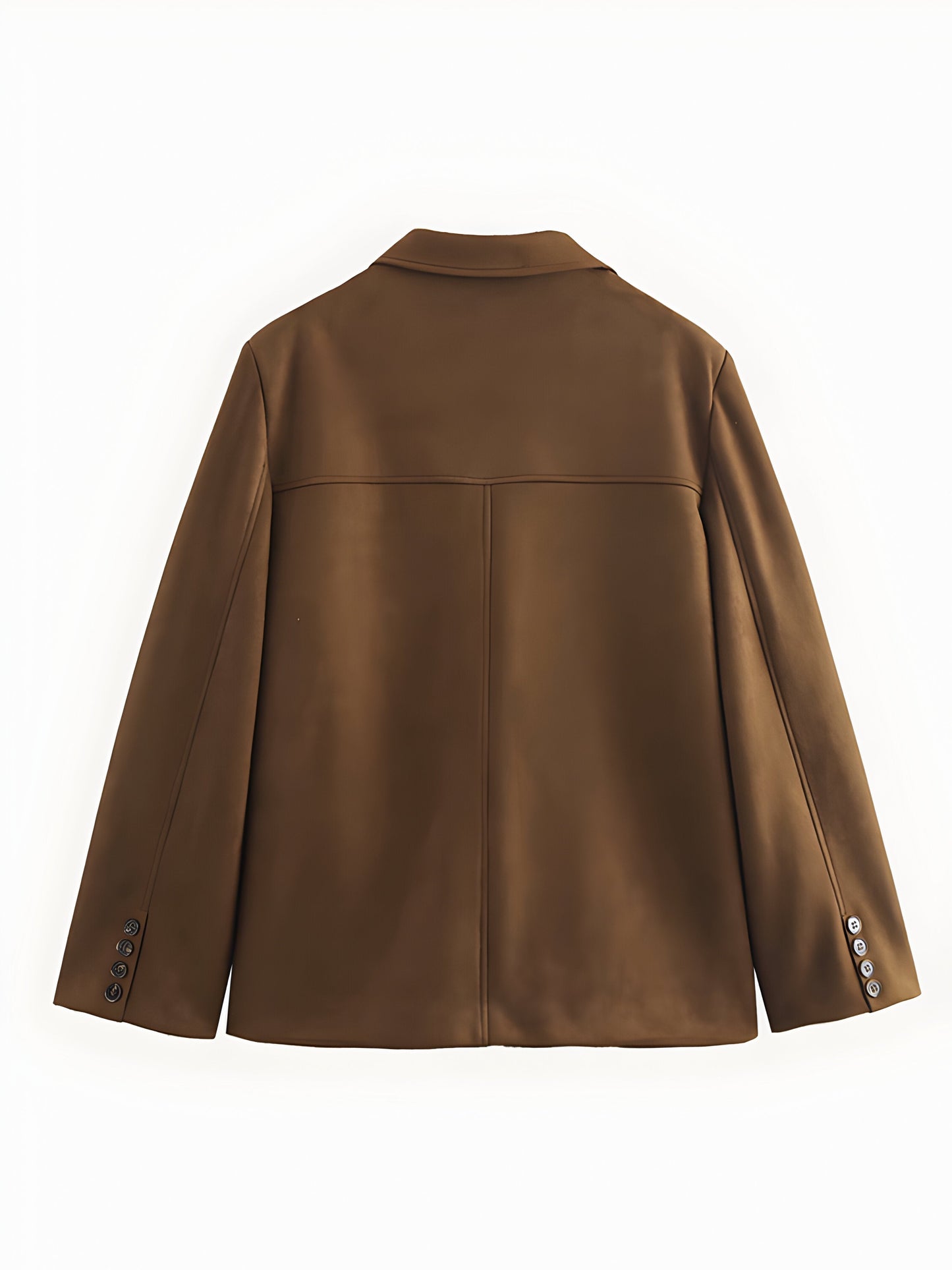 Women's Jacket – Tailored Fit – Soft Texture – Notch Lapel – Hip Length