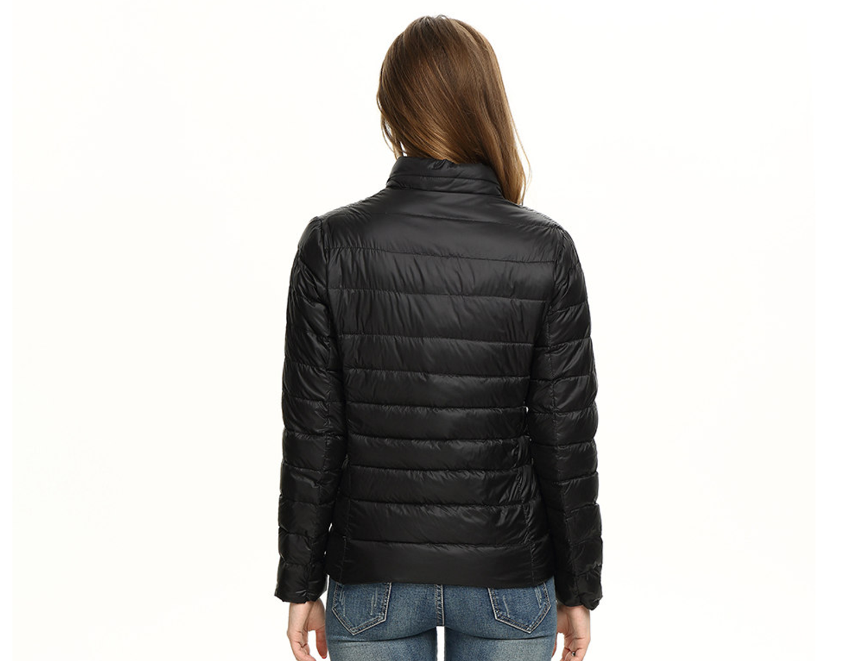 Women's Down Jacket - Padded Quilted - Lightweight and Water-Repellent - Tailored Fit