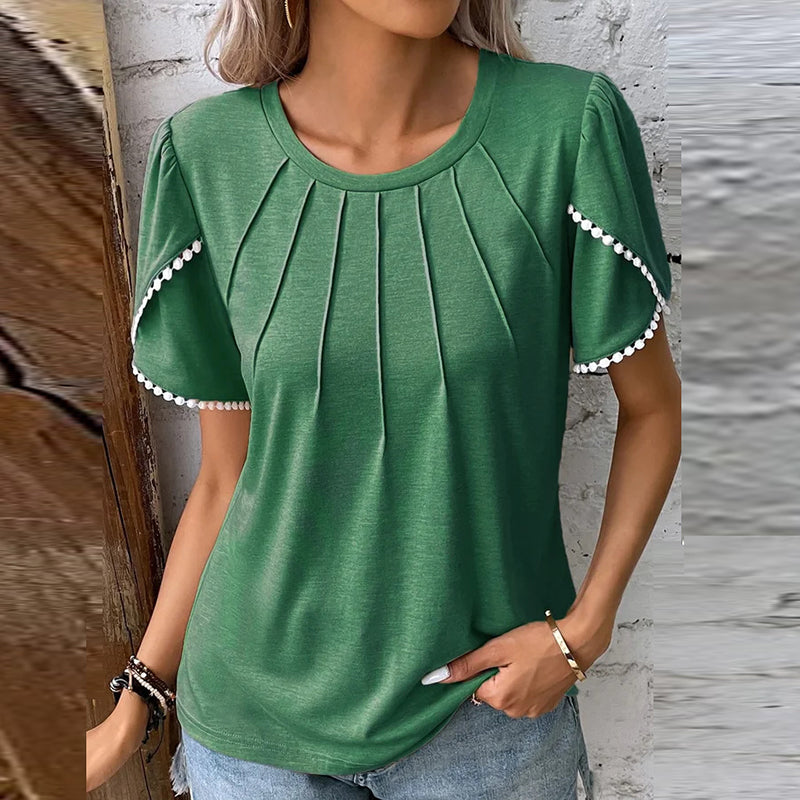Jenny - Elegant designerbluse laget av myk bomull