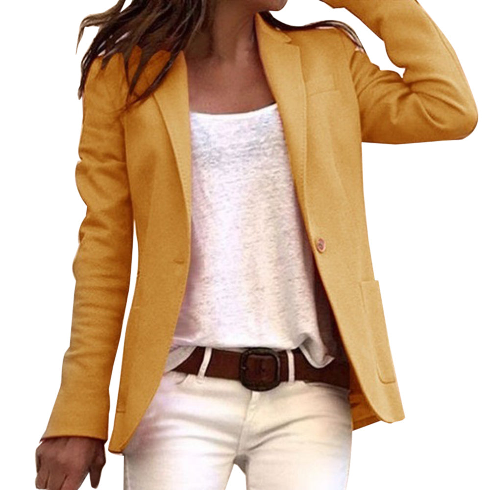 Women's Blazer – Slim Fit – Tailored Silhouette – Structured Luxurious Fabric
