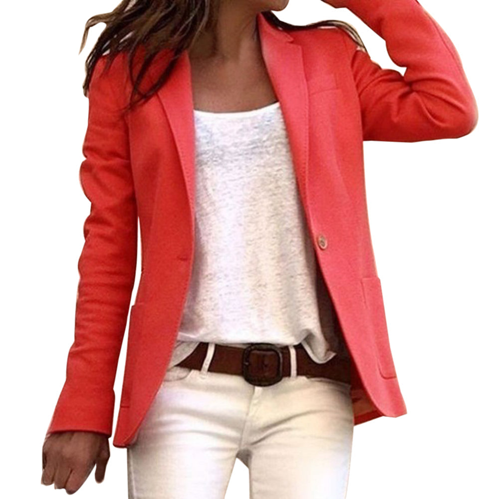 Women's Blazer – Slim Fit – Tailored Silhouette – Structured Luxurious Fabric