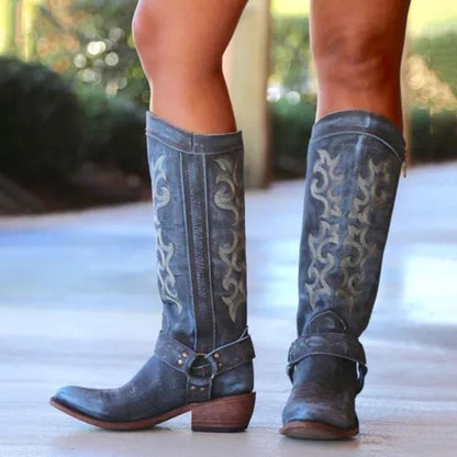 Jaylin - Stylish Leather Boots