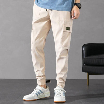 Herre Cargo Bukser - Tapered Fit - Sidelommer - Elastisk Linning