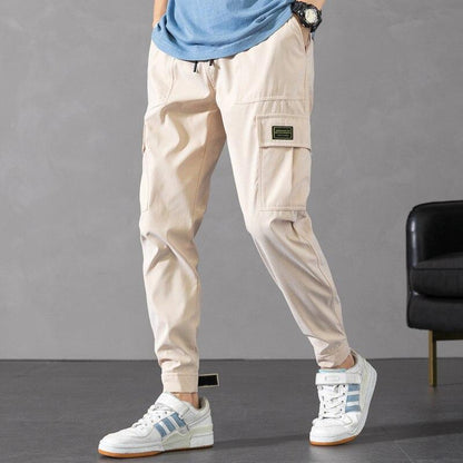 Herre Cargo Bukser - Tapered Fit - Sidelommer - Elastisk Linning