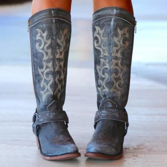 Jaylin - Stylish Leather Boots