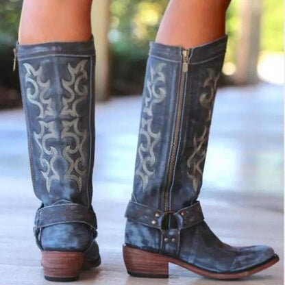 Jaylin - Stylish Leather Boots