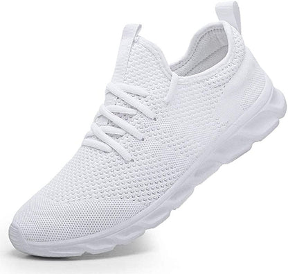 Women's Sneakers – Soft Knit – Breathable – Low Model – Lacing – Padded Sole