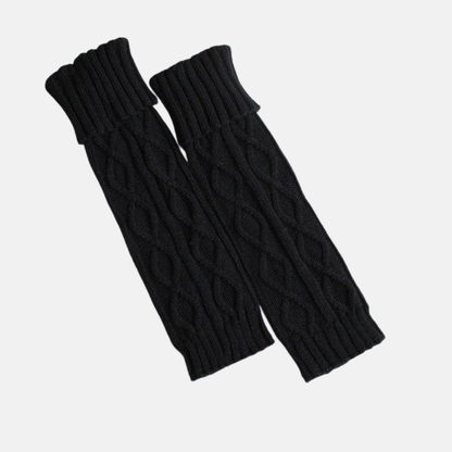 Elisa Calf-Length Leg Warmer | Cable Knit Leg Warmer