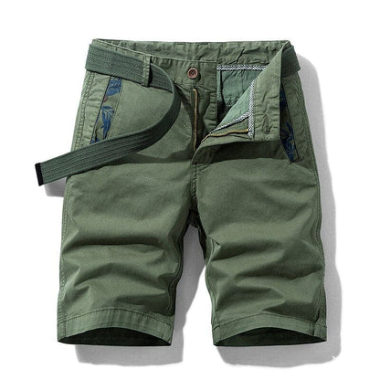Herre Shorts - Skreddersydd Design - Belte inkludert - Komfortabel Bomullsblanding