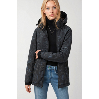 Women's Windbreaker – Relaxed Fit – Lightweight – Hood – Zipper Pockets