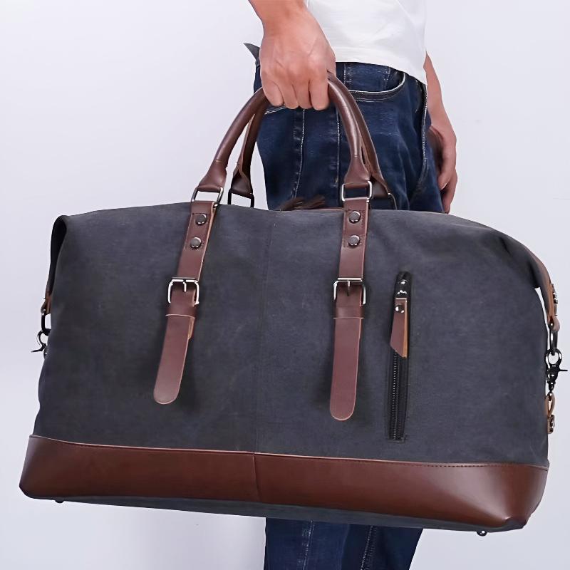 Arlo Structured Duffel Bag | Top Handles Travel Duffel Bag