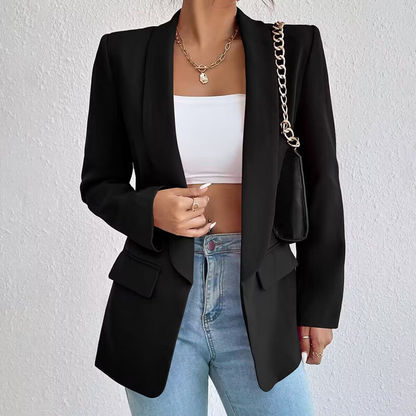 Women's Blazer – Tailored Fit – Structured Silhouette – Classic Single-Breasted Design