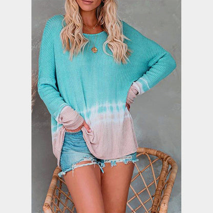 Women's Sweater – Knitted – Relaxed Fit – Long Sleeves – Casual Pullover