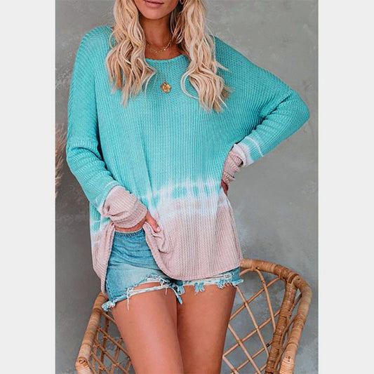 Women's Sweater – Knitted – Relaxed Fit – Long Sleeves – Casual Pullover