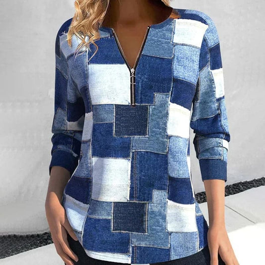 Ida - Rutete vintage bluse