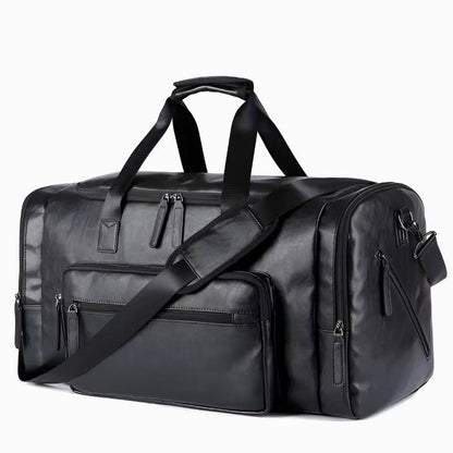 Finley Leather Duffel Bag | Detachable Shoulder Strap Duffel Bag