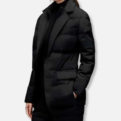 Scarlett Tailored Blazer Jacket | Quilted, Solid Blazer Jacket