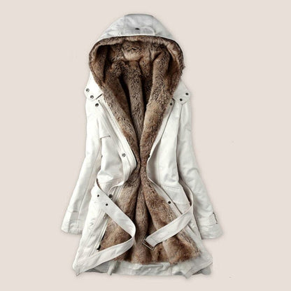 Gabriella Faux Fur Lined Parka | Hooded Mid-Thigh Parka