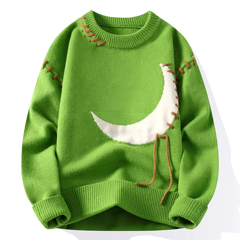 Alexander Relaxed Fit Sweater | Graphic Crewneck Sweater