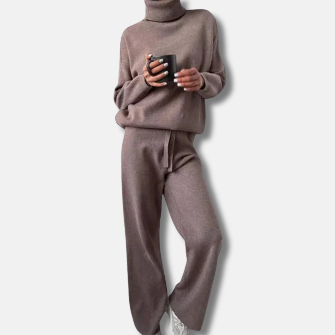 Jessica Relaxed Fit Two-Piece Set | Wide-Leg Pants Two-Piece Set