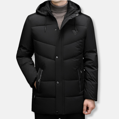 Daniele Hooded Puffer Jacket | Quilted Relaxed Fit Jacket