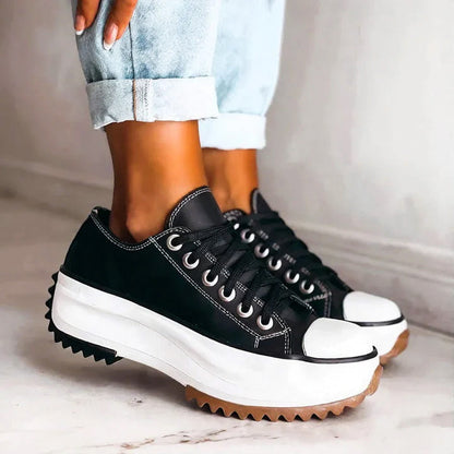 Martina Low-Top Platform Sneakers | Lace-Up Platform Sneakers
