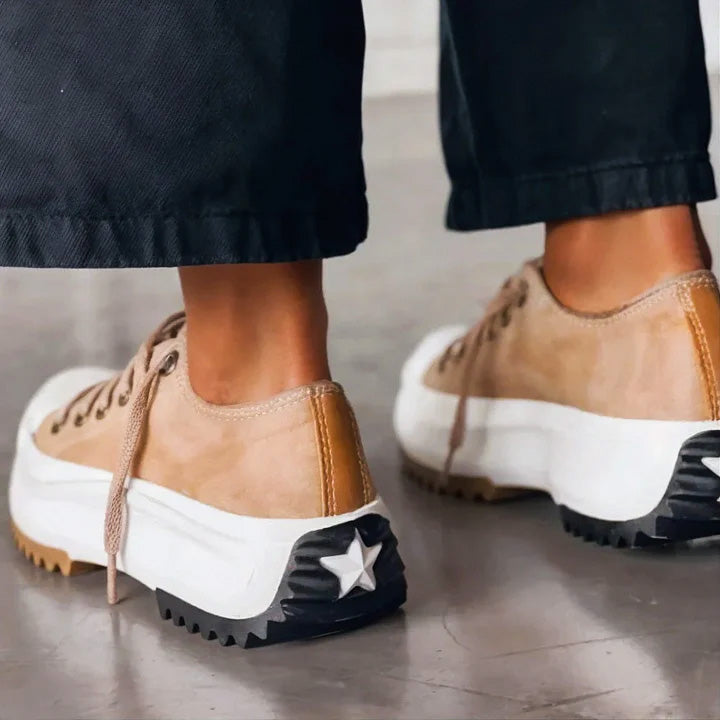 Martina Low-Top Platform Sneakers | Lace-Up Platform Sneakers