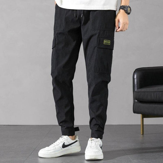 Herre Cargo Bukser - Tapered Fit - Sidelommer - Elastisk Linning