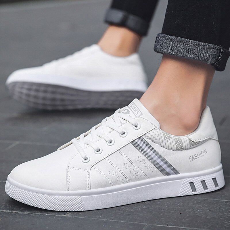 Unisex Sneakers - Komfortabelt Design - Sklihemmende Gummisåle - Snøring med Metallmaljer