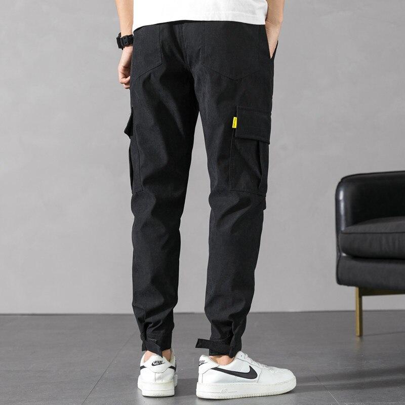 Herre Cargo Bukser - Tapered Fit - Sidelommer - Elastisk Linning