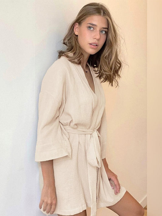 Josefine - Beautiful high-quality wrap dress with belt