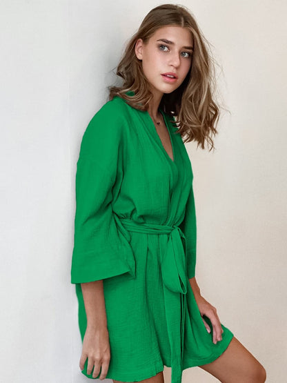 Josefine - Beautiful high-quality wrap dress with belt