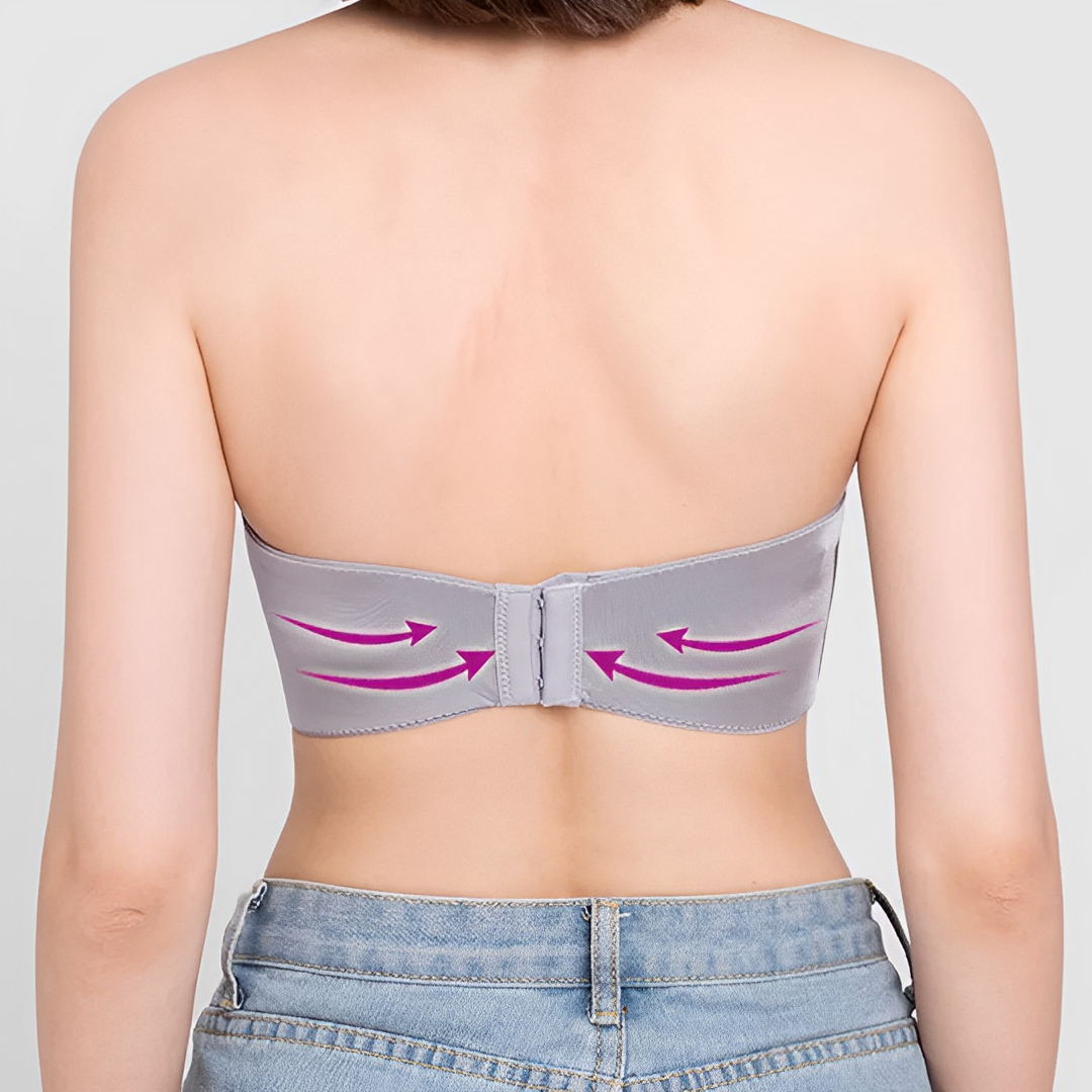 Women's Bra Strapless – Seamless Fit – Shaped Cups – Lifting Support