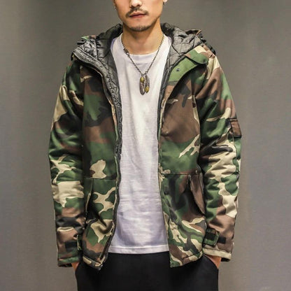 Eric - Modern camouflage jacket with hood
