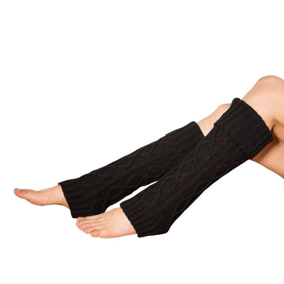 Elisa Calf-Length Leg Warmer | Cable Knit Leg Warmer