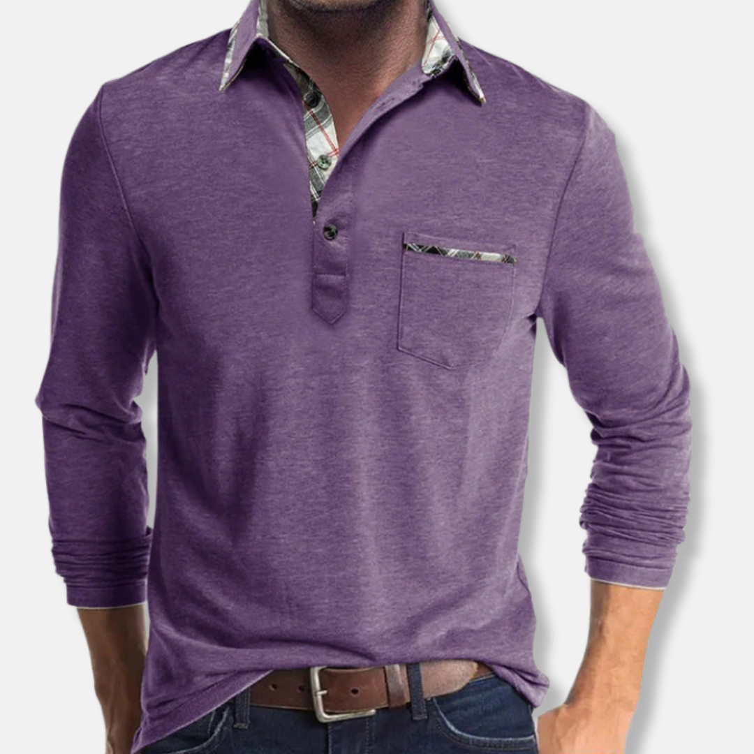 Aldo Regular Fit Polo Shirt | Long Sleeve Polo Shirt