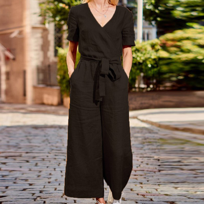 Eina - Jumpsuit in spun cotton for women