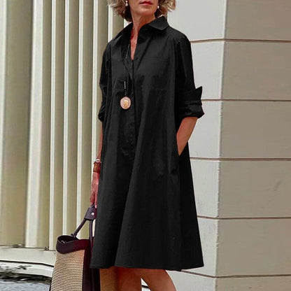 Jonna - Beautiful loose-fitting blouse dress for warm days
