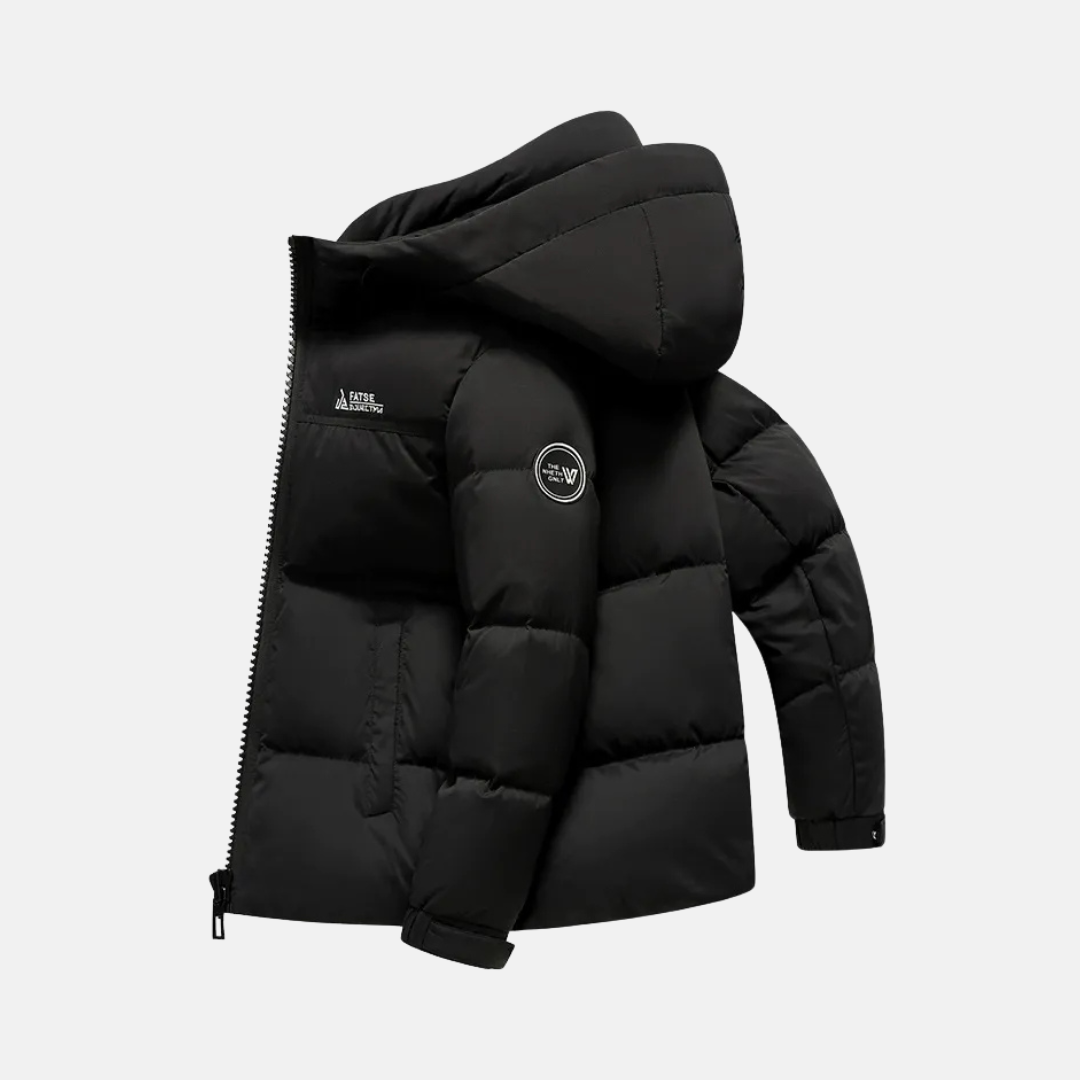 Francesco Hooded Puffer Jacket | Quilted Winter Puffer Jacket