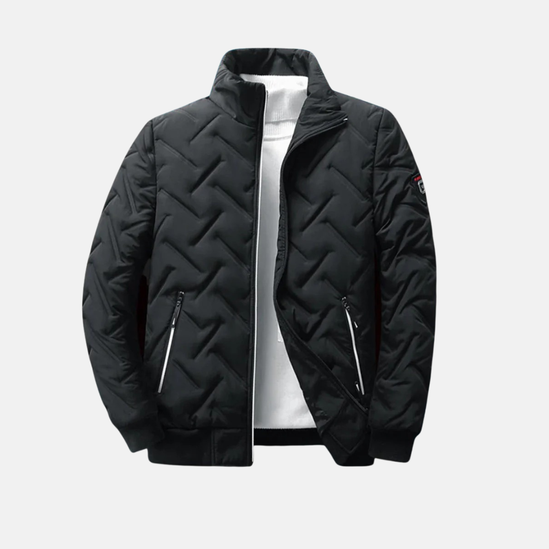 Filippo Quilted Jacket | High Collar Winter Jacket