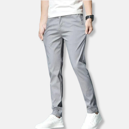Benjamin Slim Fit Chino Trousers | Elastic Waist Chino Trousers