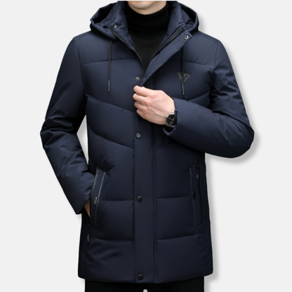 Daniele Hooded Puffer Jacket | Quilted Relaxed Fit Jacket