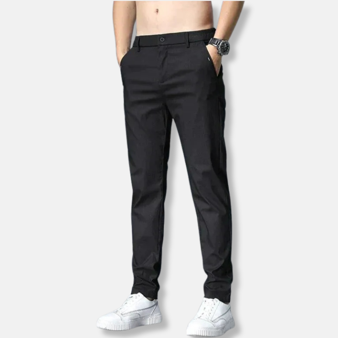 Benjamin Slim Fit Chino Trousers | Elastic Waist Chino Trousers
