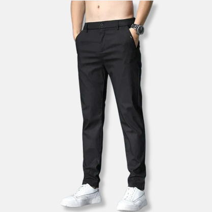 Benjamin Slim Fit Chino Trousers | Elastic Waist Chino Trousers