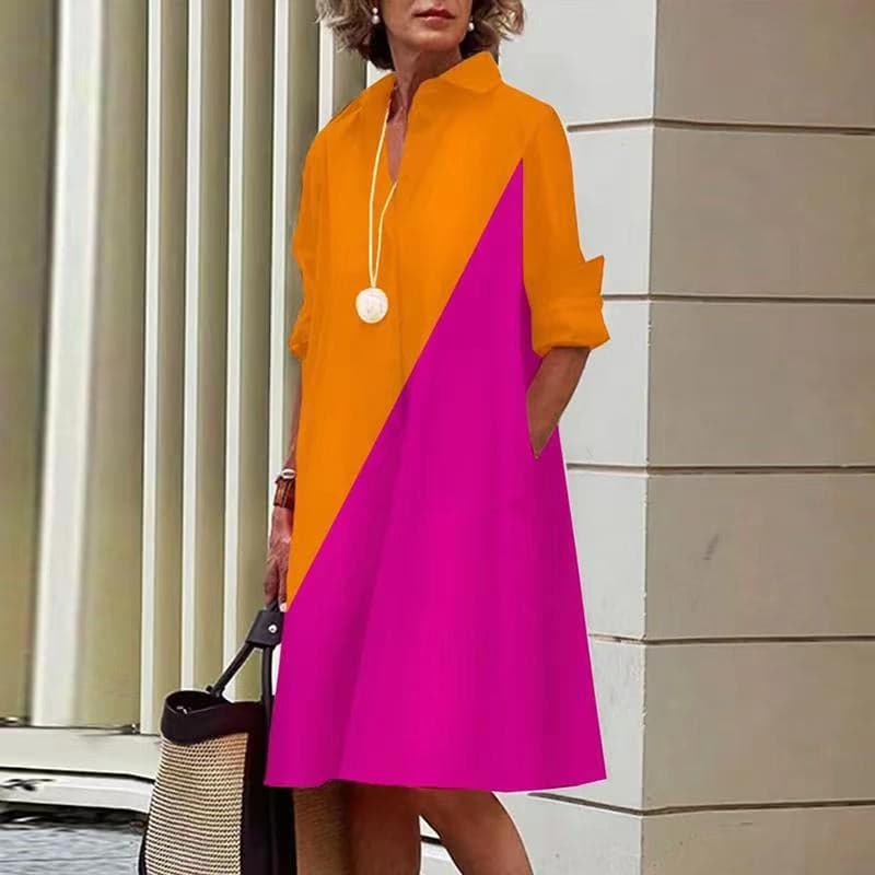 Jonna - Beautiful loose-fitting blouse dress for warm days
