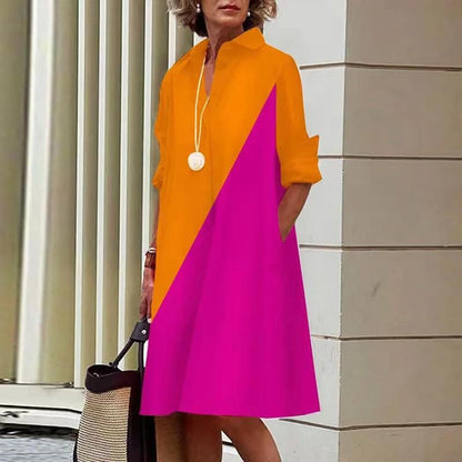 Jonna - Beautiful loose-fitting blouse dress for warm days