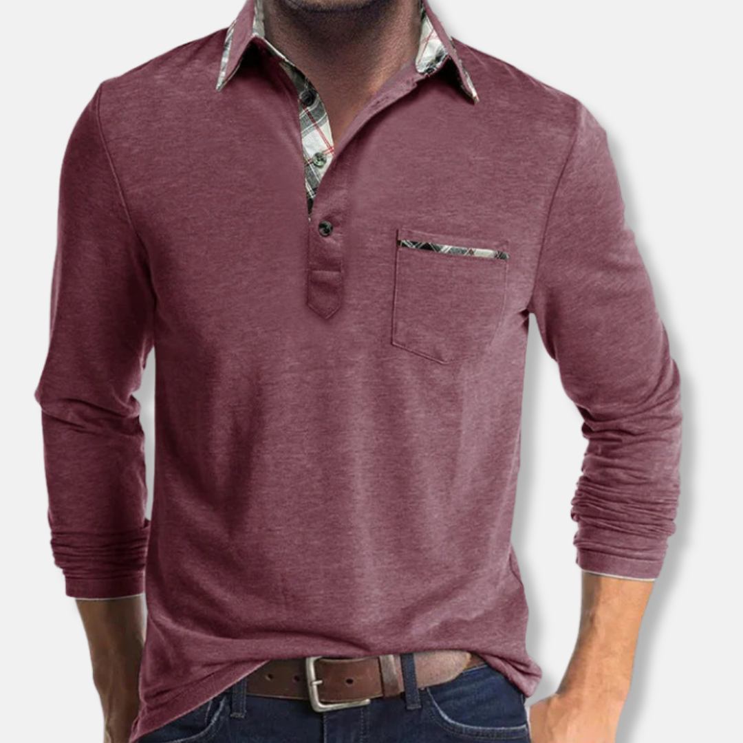 Aldo Regular Fit Polo Shirt | Long Sleeve Polo Shirt