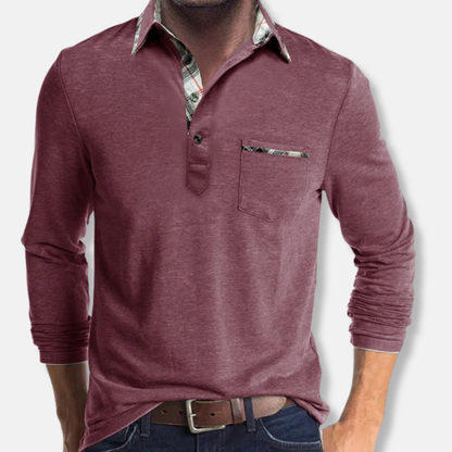 Aldo Regular Fit Polo Shirt | Long Sleeve Polo Shirt